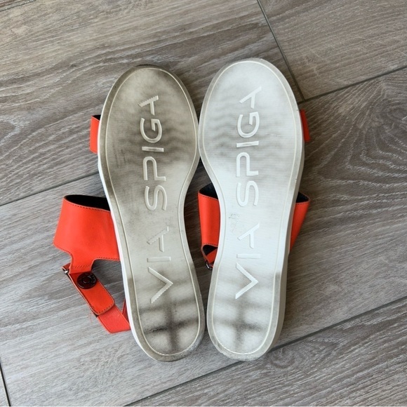 Via Spiga Jaguar Slingback Flat Sandals  in Red - Picture 11 of 11